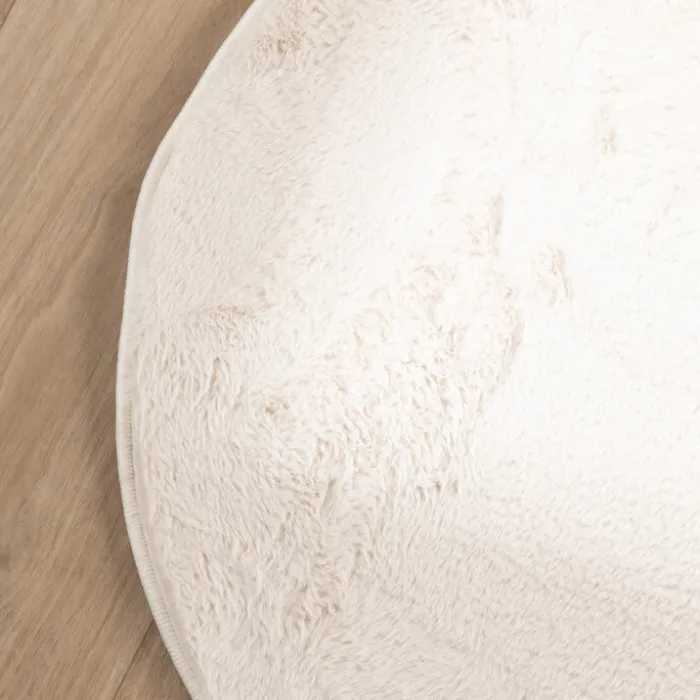 Flauschiger Teppich - Cozy Pebble Creme