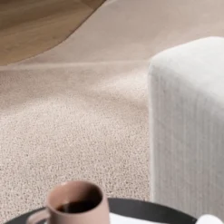 Flauschiger Teppich - Cozy Ripple Taupe