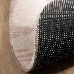 Flauschiger Teppich - Cozy Ripple Taupe