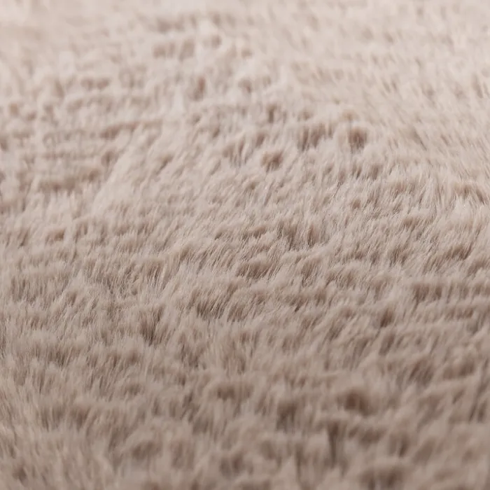Flauschiger Teppich - Cozy Ripple Taupe