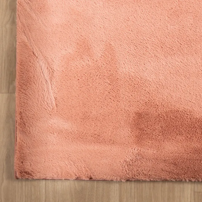 Flauschiger Teppich - Cozy Rosa