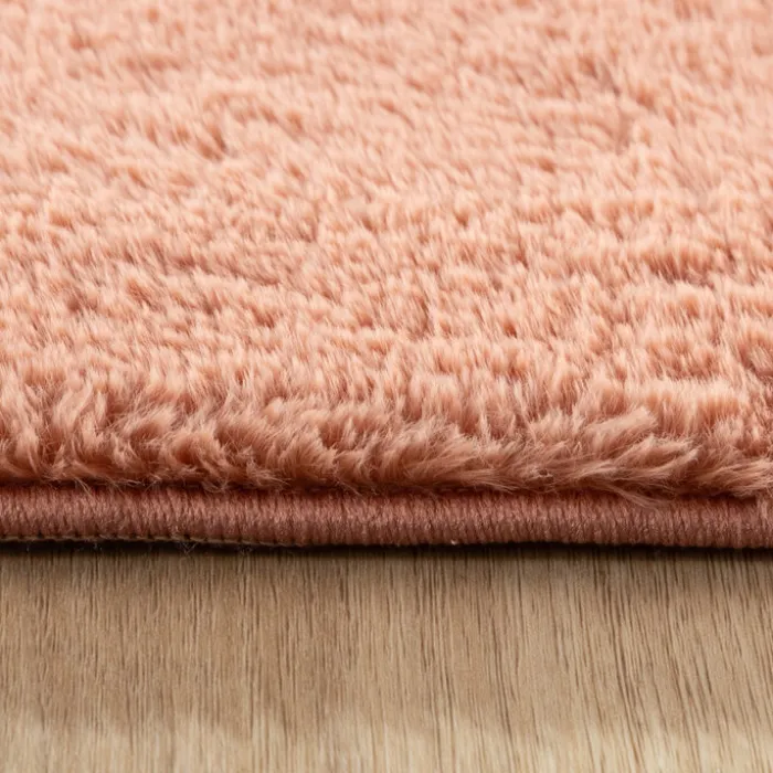 Flauschiger Teppich - Cozy Rosa