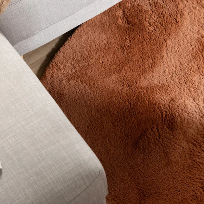 Flauschiger Teppich Rund - Cozy Terra
