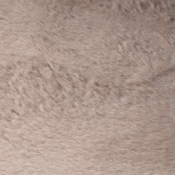 Flauschiger Teppich Rund - Cozy Taupe