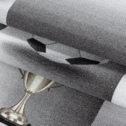 Fußballteppich - Pleun Champion Grau