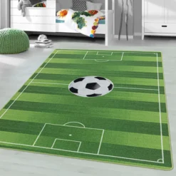 Fußballteppich - Pleun Fußballfeld Grün