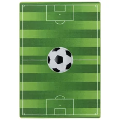 Fußballteppich - Pleun Fußballfeld Grün