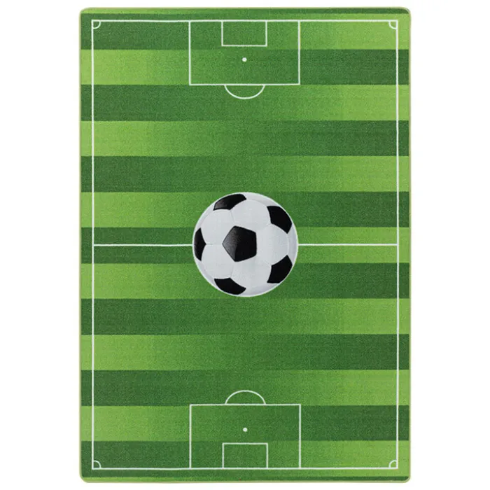 Fußballteppich - Pleun Fußballfeld Grün