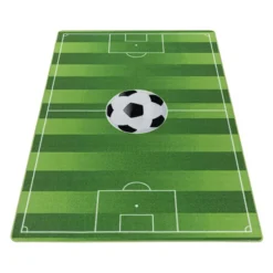 Fußballteppich - Pleun Fußballfeld Grün