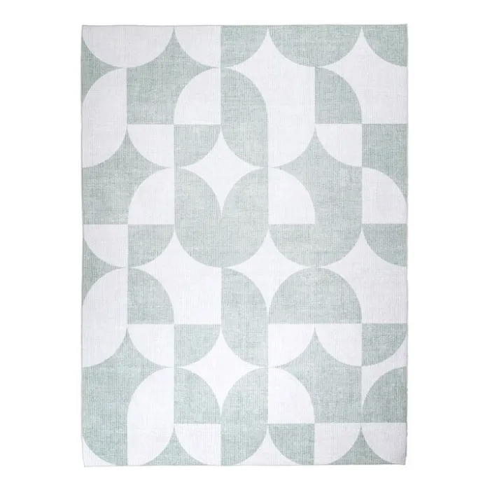 Gartenteppich Abstrakt - Groovy Tiles Grün
