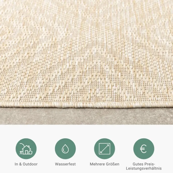 Gartenteppich - Brava Beige