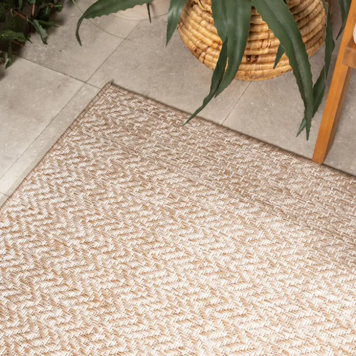 Garten Teppich - Nusa Lines Beige