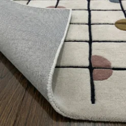 Geometrischer Teppich - Brunello Circles Bunt
