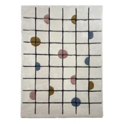 Geometrischer Teppich - Brunello Circles Bunt
