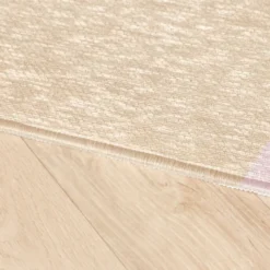 Geometrischer Teppich - Swing Circles Blau Rosa