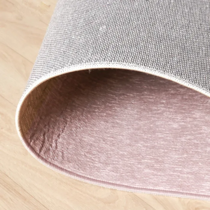 Geometrischer Teppich - Swing Circles Blau Rosa