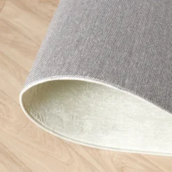 Geometrischer Teppich - Swing Waves Blau Braun