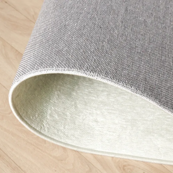 Geometrischer Teppich - Swing Waves Blau