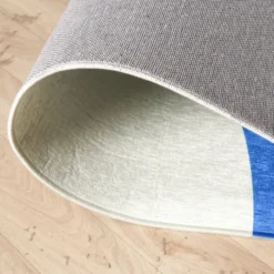 Geometrischer Teppich - Swing Shapes Blau