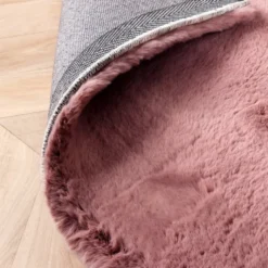 Hochflor Läufer - Comfy Supreme Dunkelrosa