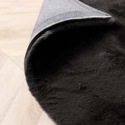 Hochflor Läufer - Comfy Supreme Schwarz