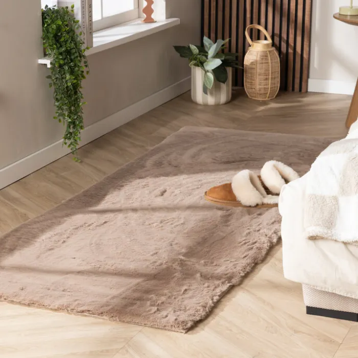 Hochflor Läufer - Comfy Supreme Taupe