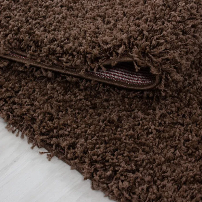 Hochflor Läufer - Life Braun - 80x250cm