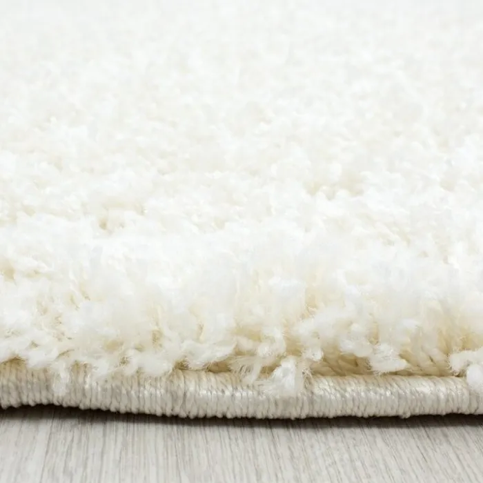 Hochflor Läufer - Life Creme Weiß - 80x250cm