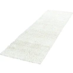 Hochflor Läufer - Life Creme Weiß - 80x250cm