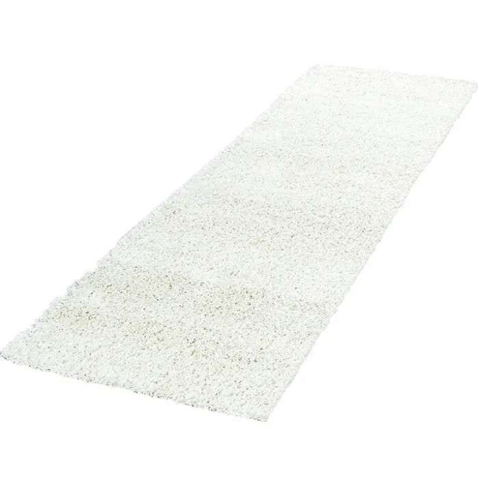 Hochflor Läufer - Life Creme Weiß - 80x250cm