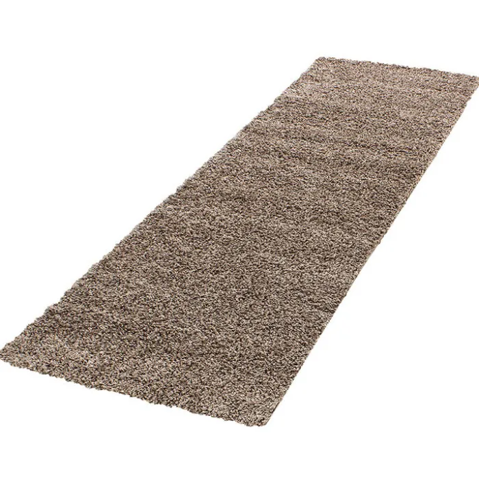 Hochflor Läufer - Life Hellbraun - 80x250cm