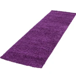 Hochflor Läufer - Life Lila - 80x250cm