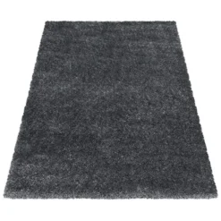 Hochflor Teppich - Blushy Dunkelgrau