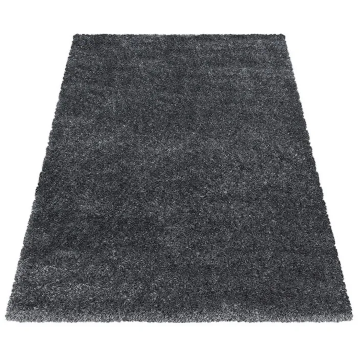 Hochflor Teppich - Blushy Dunkelgrau