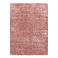 Hochflor Teppich - Blushy Rosa