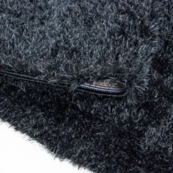 Hochflor Teppich - Blushy Schwarz Meliert