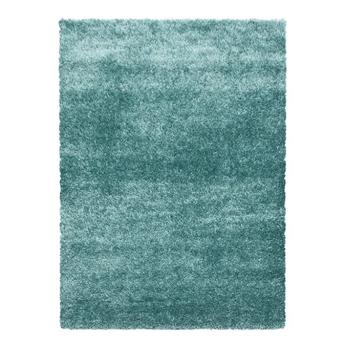 Hochflor Teppich - Blushy Türkis