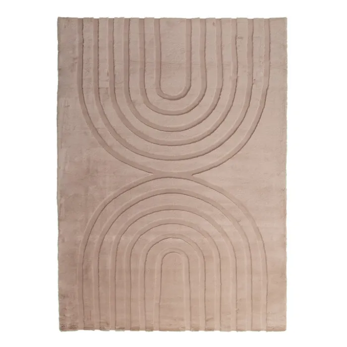 Hochflor Teppich - Carvy Arches Taupe