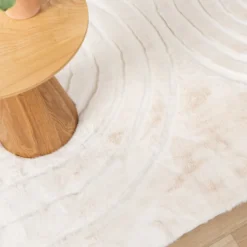 Hochflor Teppich - Carvy Arches Creme