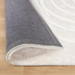 Hochflor Teppich - Carvy Curves Creme