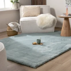 Hochflor Teppich - Comfy Supreme Türkis