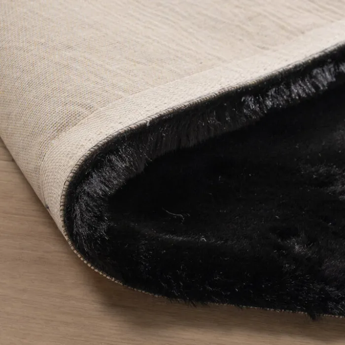 Hochflor Teppich - Comfy Supreme Schwarz