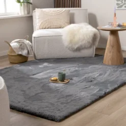 Hochflor Teppich - Comfy Supreme Anthrazit
