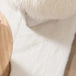 Hochflor Teppich - Comfy Supreme Weiß