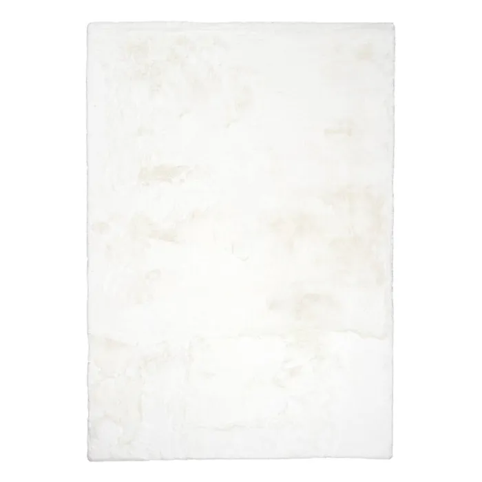 Hochflor Teppich - Comfy Supreme Weiß
