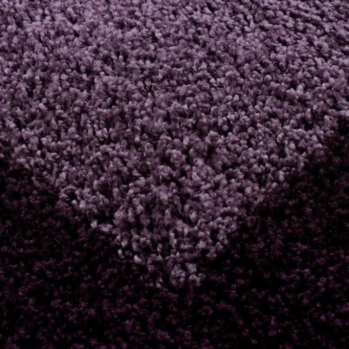 Hochflor Teppich - Edge Lila