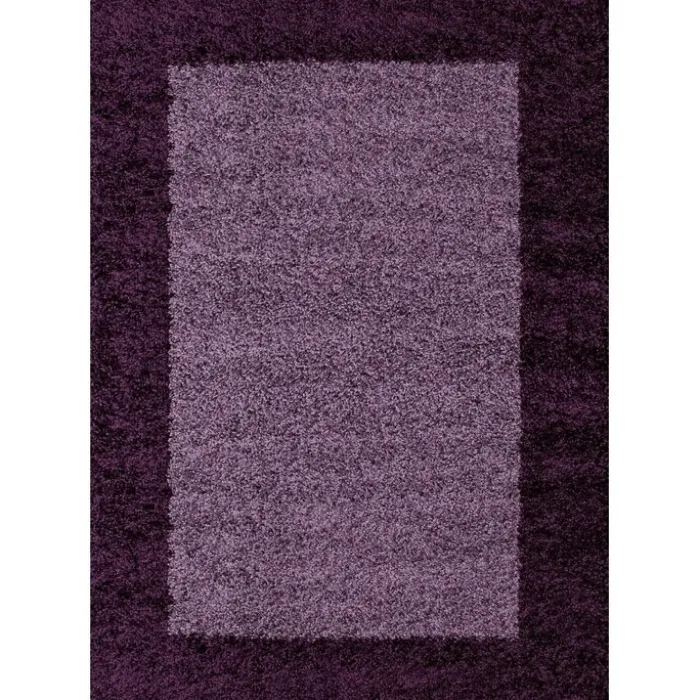 Hochflor Teppich - Edge Lila
