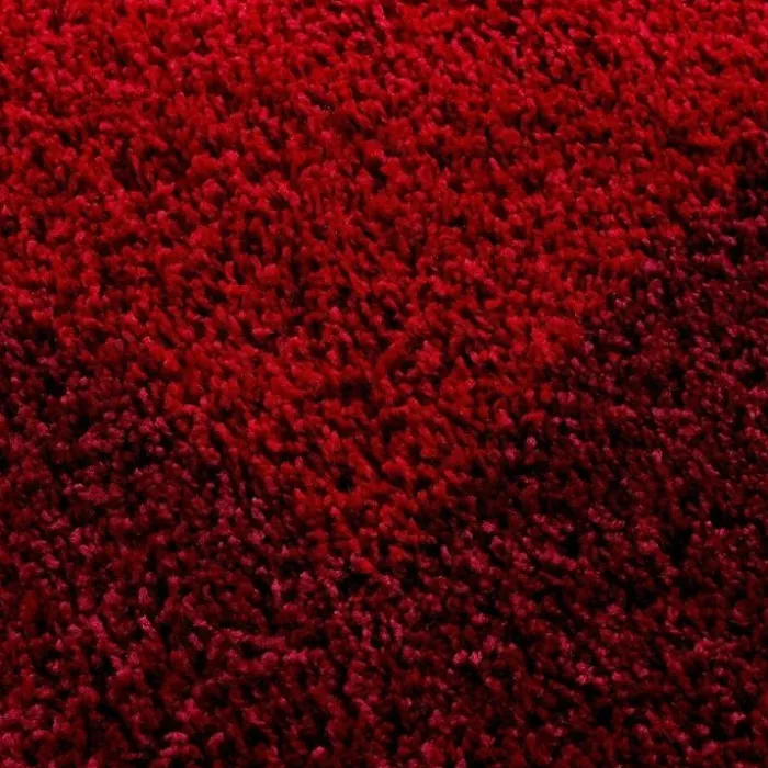 Hochflor Teppich - Edge Rot