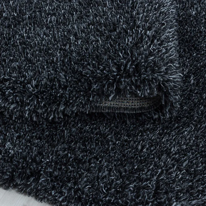 Hochflor Teppich - Fuzzy Anthrazit