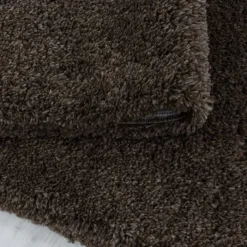 Hochflor Teppich - Fuzzy Braun